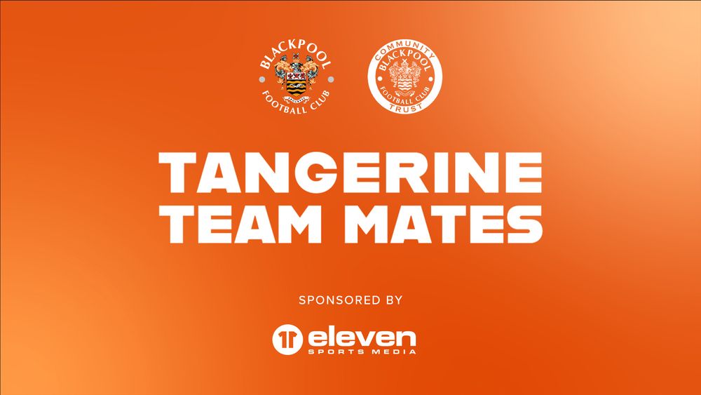Tangerine Team Mates Draw On Sunday Blackpool Football Club