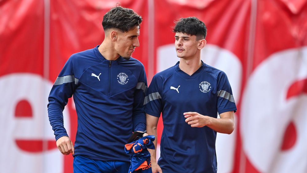 Players Report For International Duty Blackpool Football Club