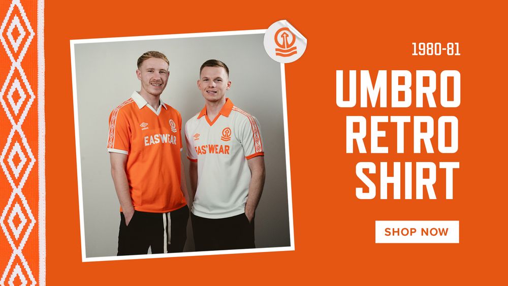More Shirts Added To Retro Range! | Blackpool Football Club