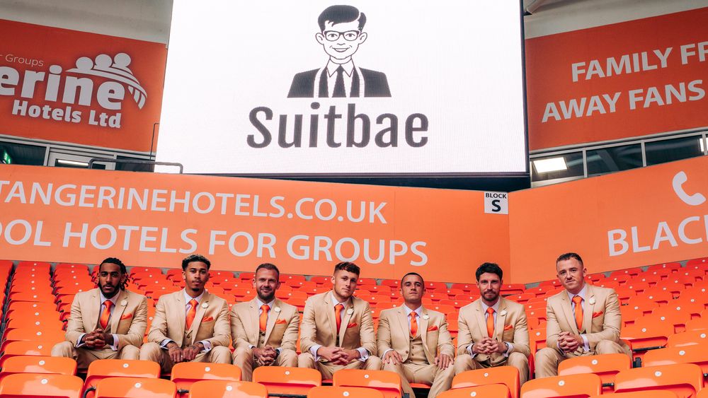 Suitbae Club's Official Suit Supplier Blackpool Football Club